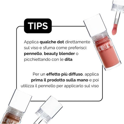 Mulac Cosmetics 3DVERSE Radiance Liquid Blush All Over 17 CRYPTO Vegan 5ml