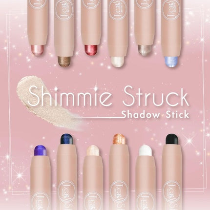 Jcat Beauty Professional SSS108 Breezy Haze Shimmer Struck Shadow Automatic Stick Eye Shadow Makeup Eyeshadow with Free Zipper Bag