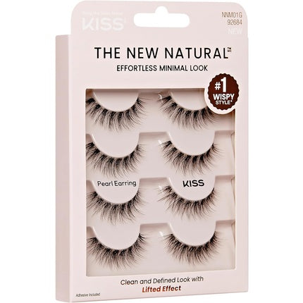 KISS The New Natural False Eyelashes Half Strip Lash 01 1 Pair