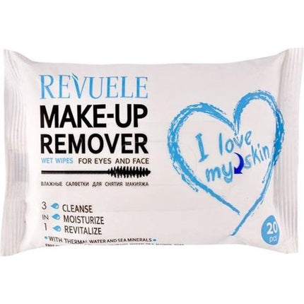 Revuele Wet Wipes Make Up Remover With Sea Minerals