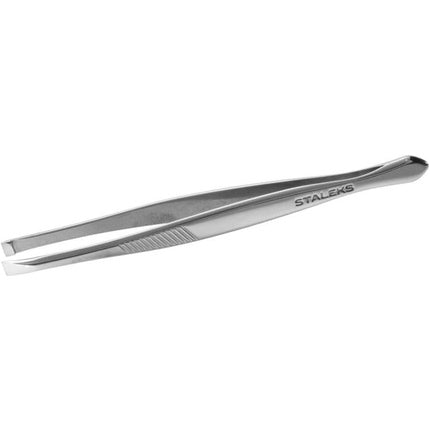 P-01 Eyebrow Tweezers with PVC Protective Case Total Length 9cm