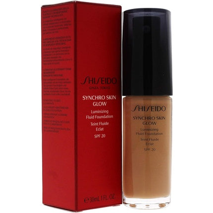 Shiseido Synchro Skin Glow Luminizing Fluid Foundation Golden5 30ml