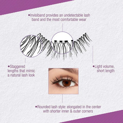 ARDELL Natural 110 Black False Eyelashes 6 Pack 25g