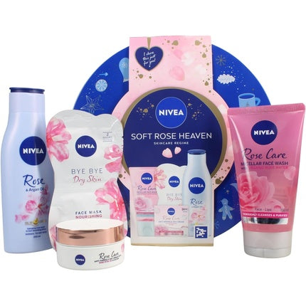 Nivea Women's Soft Rose Heaven Skincare Regime Gift Set