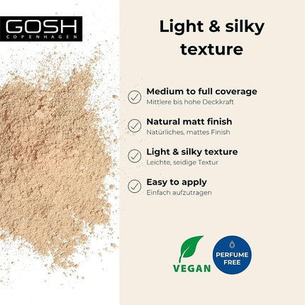 Gosh Mineral Powder 004 Natural 8g - A Lightweight Mineral Powder For A Natural Finish