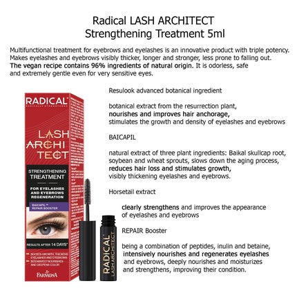 Radical Lash Architect Growth Serum Treatment Eyelashes And Lengthening Shampoo
