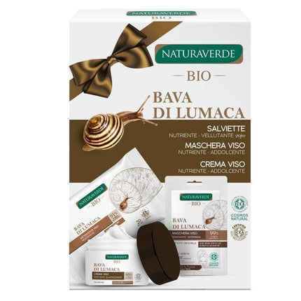 Bio Snail Gift Face Cream 50ml Makeup Remover Fabric Mask