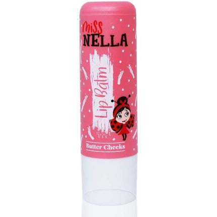 Miss Nella Butter Cheeks Pink Hypoallergenic Children's Lip Balm Non-Toxic Makeup for Kids