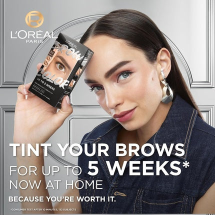 L'Oréal Paris Semi-Permanent Eyebrow Tint Lasts up to 5 Weeks Visible Results in 5 Minutes Ammonia Free Brow Colour Shade 7.0 Dark Blonde
