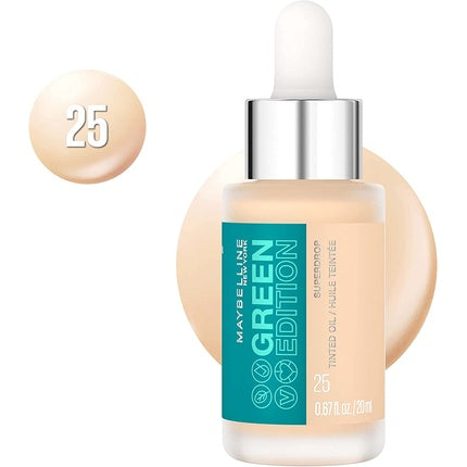 Maybelline Green Edition superdrop tinted oil Foundation No 25 20ml