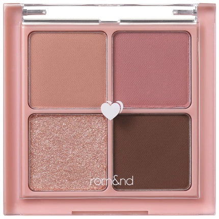 rom&nd Better than Eyes 4 Color Mini Palette 02 Dry Rose