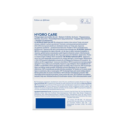 NIVEA Nourishing Lipstick Hydro Care 4.8g