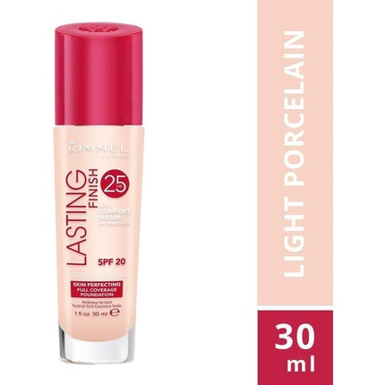 Rimmel Lasting Finish 25 Hour Foundation Light Porcelain 30ml