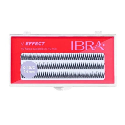 V Effect Eyelash Clusters 14mm 120 Pieces Ibra