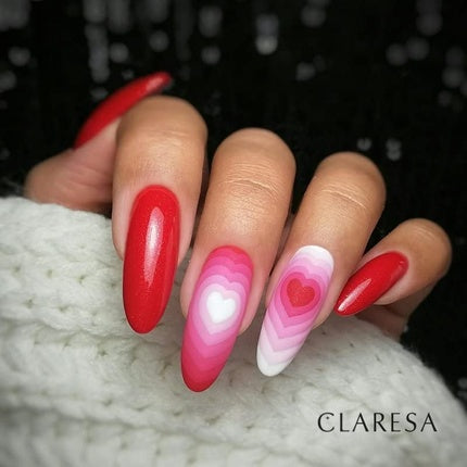 Claresa Soak Off Uv/Led Red Hybrid Nail Polish 411 5g
