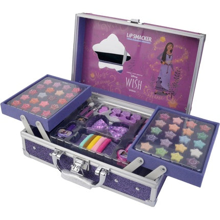 Disney Wish Makeup Traincase Cosmetics Set In Suitcase