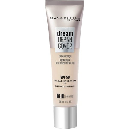 Maybelline New York Dream Urban Cover All-In-One Foundation 30ml 111 Cool Ivory