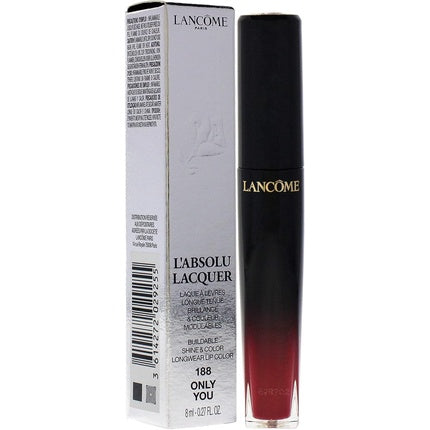 Lancome L'Absolu Lacquer Red Lipstick 188 Only You 8ml