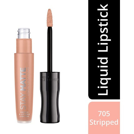 Rimmel London Stay Matte Liquid Lipstick Nude Shade 2 Stripped 5.5ml