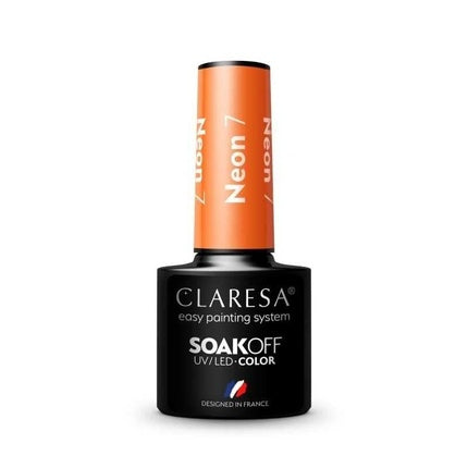 Claresa Soak Off Uv/Led Neon Hybrid Nail Polish 7 5g