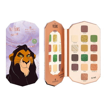 essence Disney Villains Scar Eyeshadow Palette 14 Colors Long-Lasting Vegan