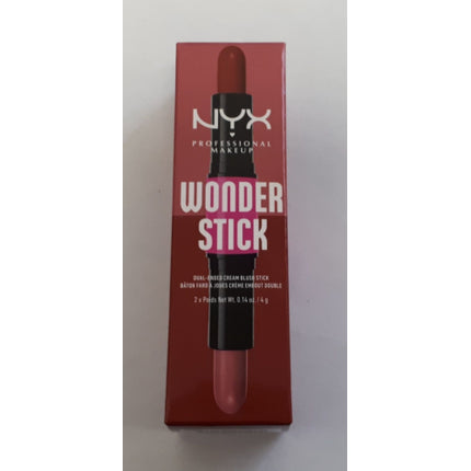 NYX Double Tip Cream Cheekshade Stick WSB04 Deep Magenta Ginger/Ebon