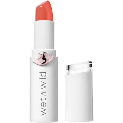 Wet n Wild Megalast Lipstick Moisturizing Glossy Long-Lasting Lipstick with Microbeads Natural Extracts Coenzyme Q10 Vitamin A & E Bellini Overflow