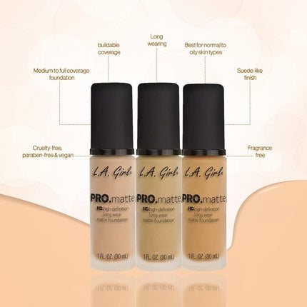 L.A. GIRL Pro Matte Foundation Sand
