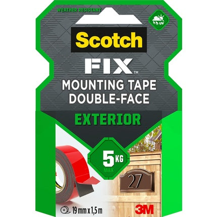 Scotch-Fix Exterior Mounting Tape 19mm x 1.5m