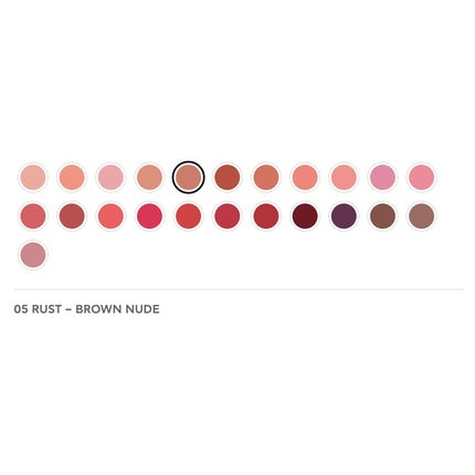 Radiant Professional Advanced Care Lipstick Ultra Nourishing Matte Lipstick With Vitamin E 05 Rust Brown Nude