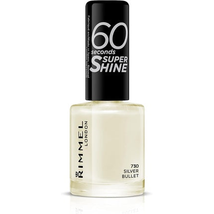 Rimmel 60 Seconds Super Shine Nail Polish Silver Bullet 8mL 730