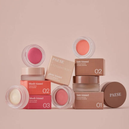 Paese Creamy Bronzer Rouge Highlighter Face Contouring Light Formula 12g Makeup