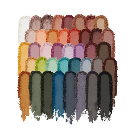 Barry M 40 Pan Eyeshadow Palette Matte and Shimmer High Pigment Multicolor