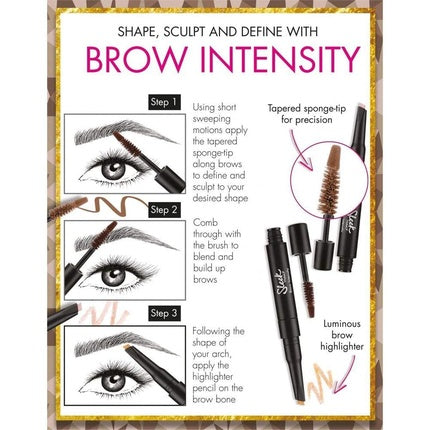 Sleek Brow Intensity Medium Brow Mascara and Highlighter Pencil Set