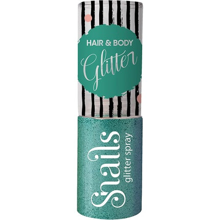 Snails 511604 Turquoise Hair and Body Glitter for Kids 3+ - Glitter Spray, Safe for Skin