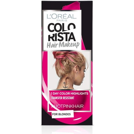 L'Oreal Colorista Hair Makeup Temporary Hair Color #hotpink 30ml