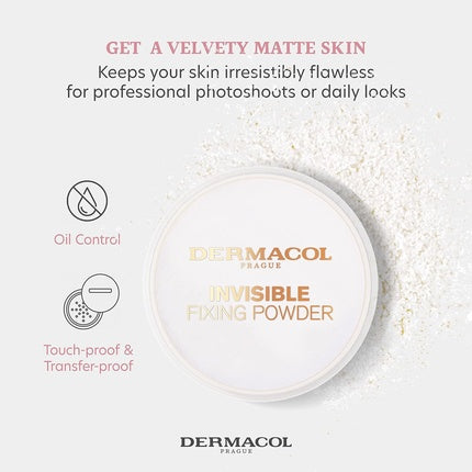 Dermacol Transparent Fixing Powder 13g White