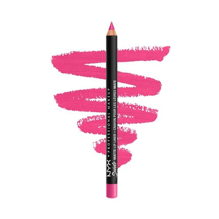 NYX Professional Makeup Suede Matte Lip Liner Vegan Formula Pink Lust Hot Pink 1 Count