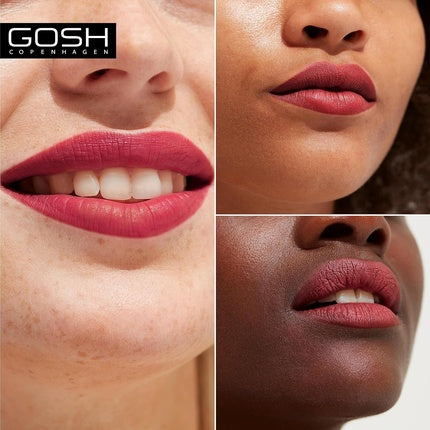 GOSH Luxury Rose Lipstick with Light Sheen Intense Nude Shades 004 Enjoy