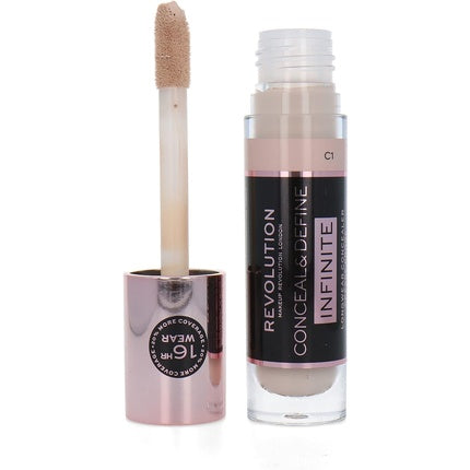 Makeup Revolution Conceal & Define XL Infinite Longwear Concealer C1