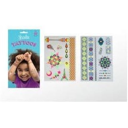 SNAILS Neon Body Tattoos for Kids 22 Pieces