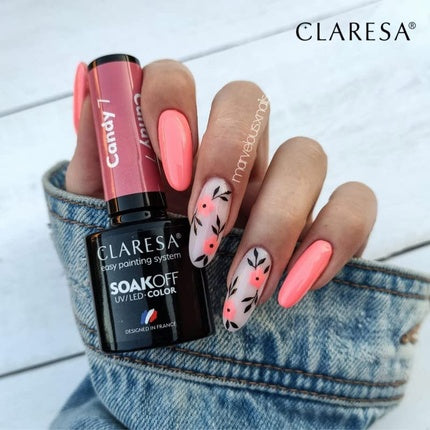 Claresa Soak Off Uv/Led Hybrid Nail Polish 7 Candy 5g
