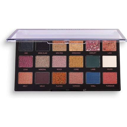 Revolution Pro Regeneration Eyeshadow Palette Bronze Age 18 Shades 14.4g
