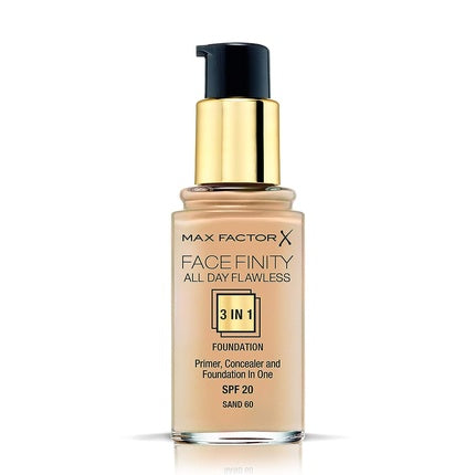 Max Factor Flawless Facefinity All Day 3 in 1 Foundation SPF 20g Sand 60 30ml