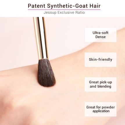 Jessup Professional Eye Makeup Brush Set Eyeshadow Eyeliner Blending Brush Powder Synthetic Hair