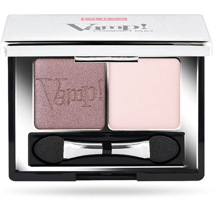 Pupa Milano Vamp! Compact Duo Eyeshadow 003 Soft Mauve for Women 0.078 Oz