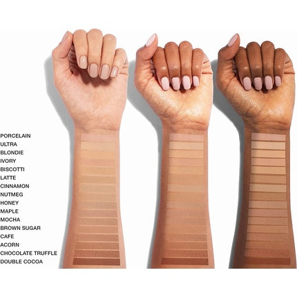 Bellapierre Mineral Foundation Powder Full Coverage SPF 15 Vegan & Cruelty-Free Hypoallergenic 9g - Latte