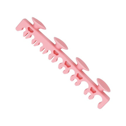 T4B MIMO Makeup Brush Drying Stand Silicone with Suction Cups for Smooth Surfaces - Practical and Durable Light Pink