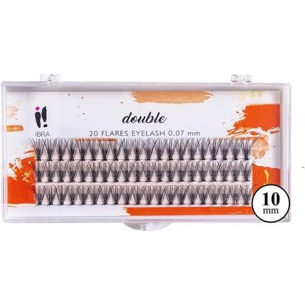 Ibra Artificial Eyelash Clusters 20 D-10mm