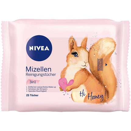 Nivea 3 in 1 Micellar Cleansing Wipes Gentle and Make-Up Wipes Moisturize and Protection